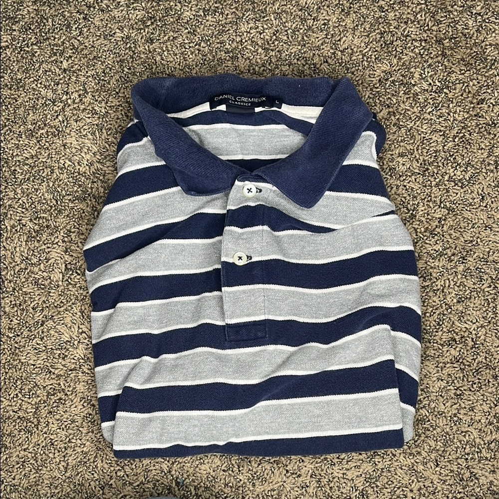 Daniel Cremieux Blue and Gray Dress Shirt